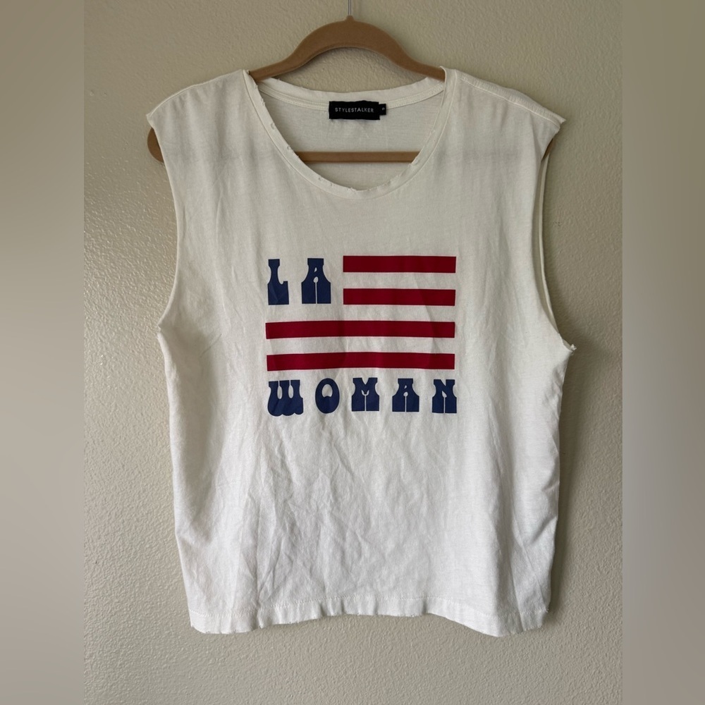 STYLESTALKER Distressed Tee - Picture 1 of 5